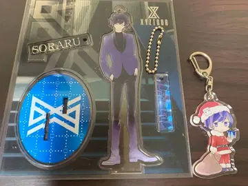 소라루 칵테일 XYZ 아크릴 스탠드 & AtR 산타 아크릴 키링 세트