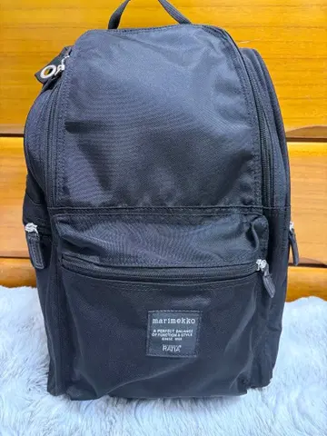 marimekko 블랙 백팩