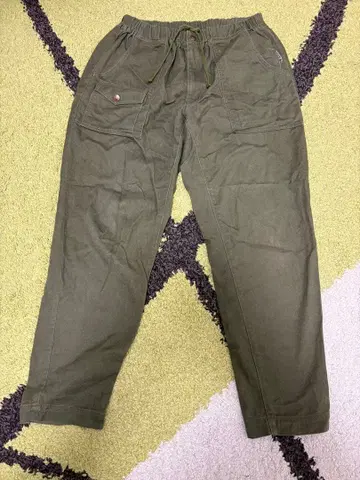 BLUE/BLUE 앞 포켓 팬츠 올리브 그린