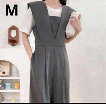 [ 새상품급 ] 아비도쿄 살로펫 와이드 팬츠 차콜 그레이 인기 M