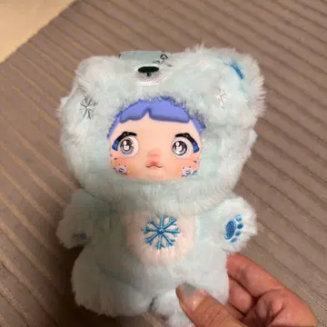 Nommi 양 스카이블루 곰 봉제 인형