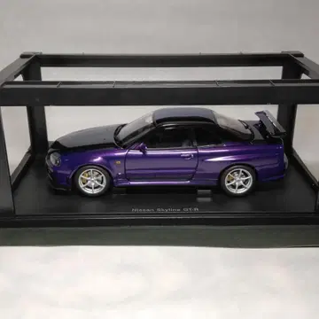 오토아트 1/18 닛산 스카이라인 GT-R R34 미드나잇 퍼플