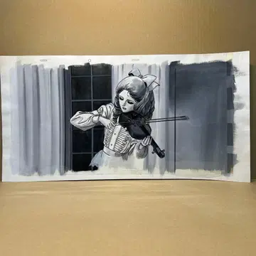 애니메이션 셀화 오빠에게 - 대형 하모니화 이치노미야 후키코 (12세)