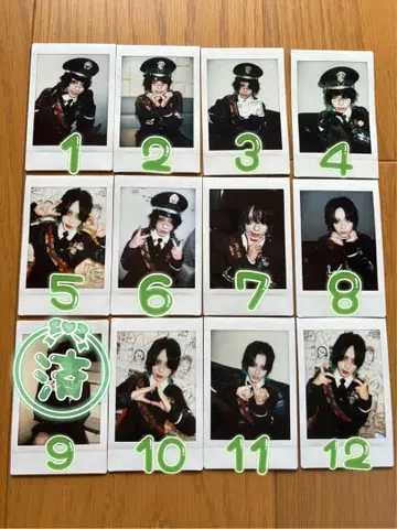 0.1g의 오산 마사키 다이스케 폴라로이드 11장 세트