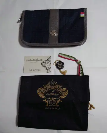 Orobianco 트래블 파우치 네이비/그레이