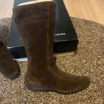 [ 미사용 새상품 ] GEOX 브라운 스웨이드 부츠