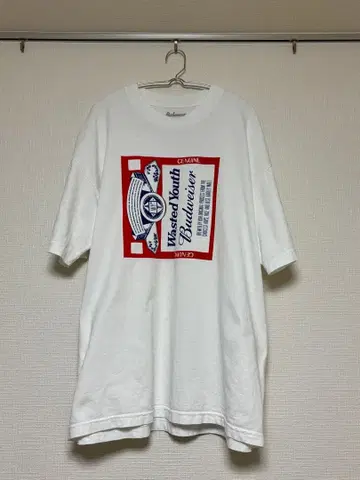 Wasted Youth x Budweiser 티셔츠 XL