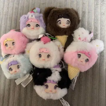 Nommi 아이스크림 모양 봉제 인형 7체 세트