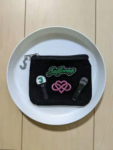 재중 미니 파우치 와펜 마이크 핀 배지 새상품