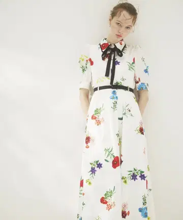 and couture 보타니컬 플라워 원피스