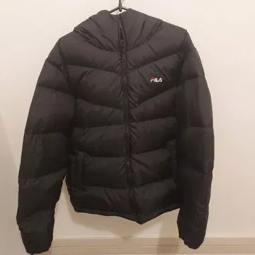 FILA 휠라 다운 자켓 블랙 L 충전솜 클리닝 완료