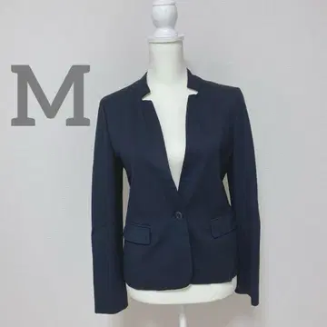 더 샵 티케이 노카라 자켓 네이비 M