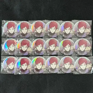 NARUTO 가아라 캔뱃지 오로라 캔뱃지 베이스 야드 특전