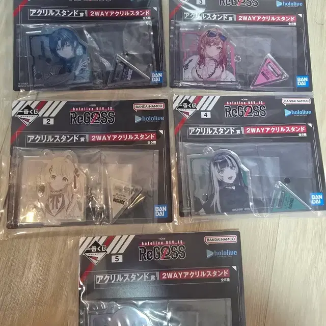 홀로라이브 ReGLOSS 아크릴 스탠드 풀셋트