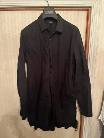 ZARA 블랙 긴팔 셔츠 분리 가공