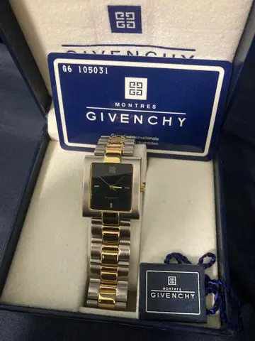 GIVENCH 지방시 골드 작동 배터리 교체 완료 스퀘어