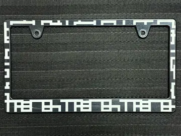 호테이 토모야스 G 패턴 번호판 프레임 2개 세트