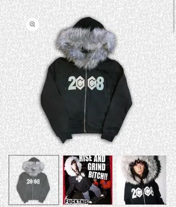 fti *8CUBE* FUR ZIP-UP M