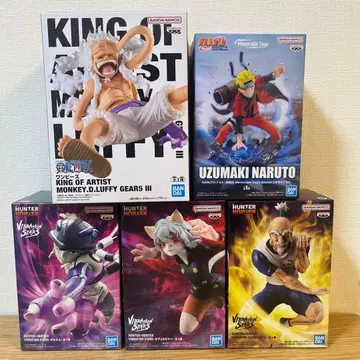 피규어 5체 세트 원피스/NARUTO/HUNTER x HUNTER