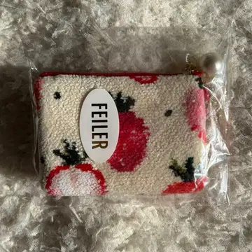 [ 새상품 미개봉 ] FEILER 스트로베리 도트 키&카드 파우치