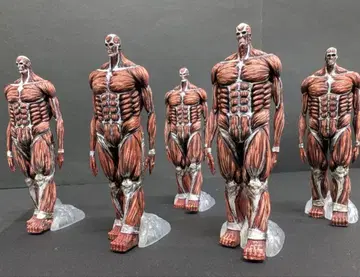 재도색품 1번 복권 진격의 거인 땅울림 땅울림 피규어 5체