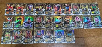 가면라이더 갓챠드 라이드 케미 트레이딩 카드 마블러스 레어 27종 세트