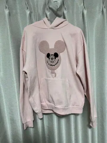 도쿄 디즈니 리조트 미키 후드티 L 사이즈 핑크