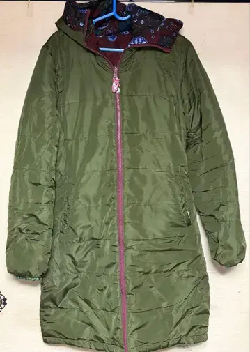 이번 주말 한정 가격! 새상품급! Desigual 리버서블 롱 점퍼