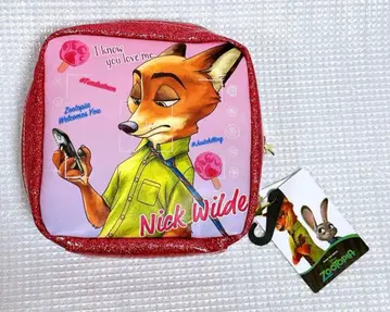 시마무라 콜라보 주토피아2 스퀘어 파우치 닉 주디