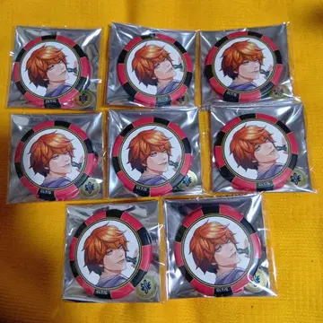 쟝켓트뱅크 마츠리 신 마트 캔뱃지 8개 세트 메디코스