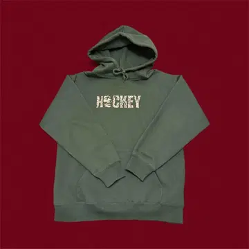 [ 구제 의류 ] HOCKEY 후드티 후디 그린 L 사이즈