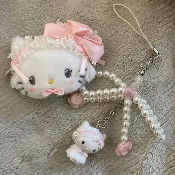 산리오 시크릿 키링 헤어핀 챠미키티