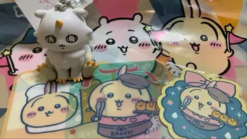 치이카와 (먼작귀) 그 아이 키링 토끼 코스터 스티커 세트