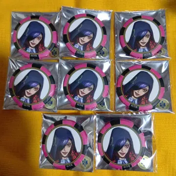 쟝켓트뱅크 카나 레이메이 매트 캔뱃지 8개 세트 메디코스