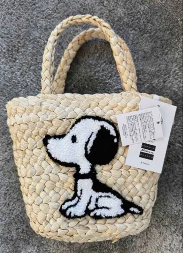 스누피 뮤지엄 자수 카고백 백 핸드백 토트백