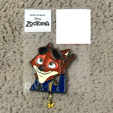 주토피아 닉 브로치