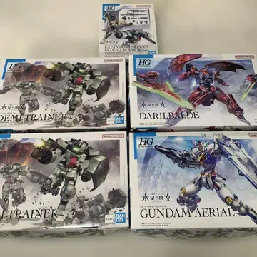 HG 수성의 마녀 건담 프라모델 5종 세트