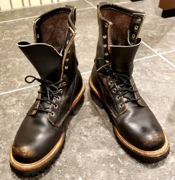[ 90s 빈티지 ] RED WING 로거 부츠 깃털 택
