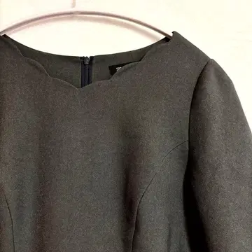 STRAWBERRY FIELDS 리본 벨트 원피스 일본제 그레이