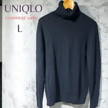 UNIQLO 캐시미어 100% 니트 스웨터 L 네이비