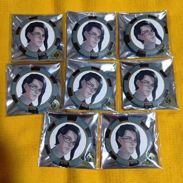 장켓뱅크 우사미 제니마루 매트 캔뱃지 8개 세트 메디코스