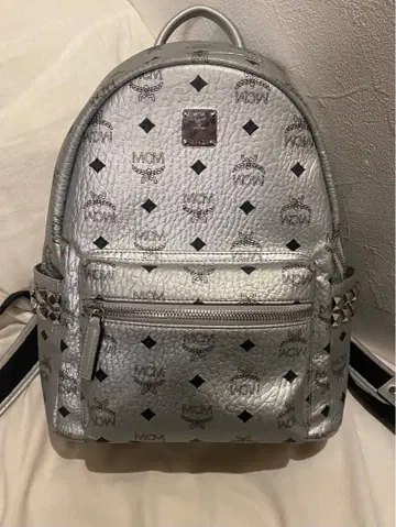 MCM 실버 백팩
