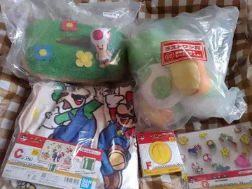 마리오 제일복권 라스트원 B상 C상 5점 세트 미개봉 요시