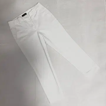 Theory 코튼 스트레치 테이퍼드 팬츠 일본제 화이트 사이즈 0