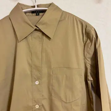 Theory 코튼 와이셔츠 포켓 부착 사이즈 2