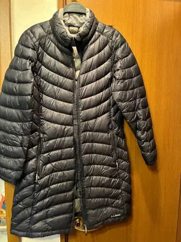 L.L.bean 롱 기장 다운 자켓 블랙
