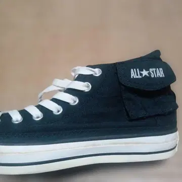 ALL STAR 하이컷 스니커즈 26.5cm 포켓 부착 네이비