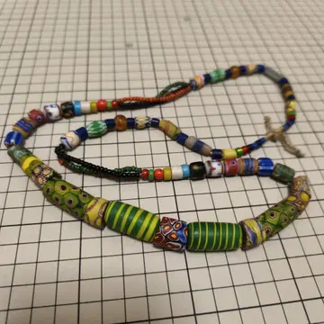 대만 고산족 잠자리 비즈 목걸이