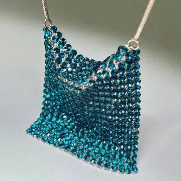 비베카 바그스트롬 스와로브스키 고품질 목걸이 프랑스제 블루