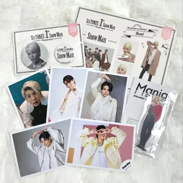 [ 미개봉 ] Snow Man 라울 아크릴 스탠드 캔뱃지 스티커 사진